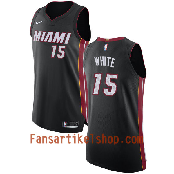 NBA Miami Heat Trikot Okaro White 15 Nike 2017-18 Schwarz Swingman - Herren NBA Miami Heat Trikot Okaro White 15 Nike 2017-18 Schwarz Swingman - Herren